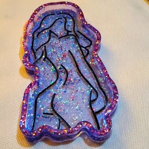 Resin Female body shape trinket